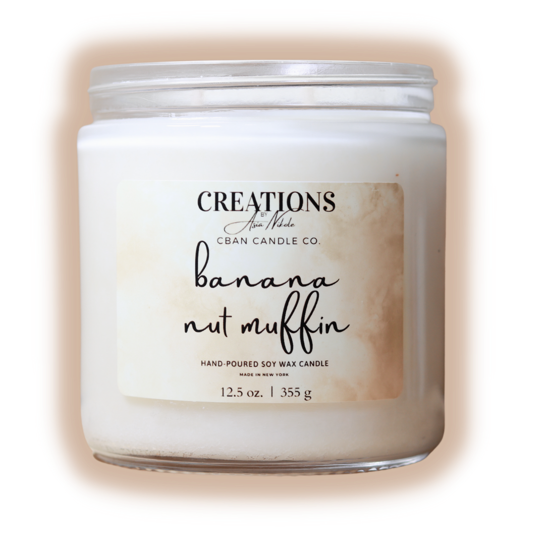 Banana Nut Muffin- Soy Wax Candle