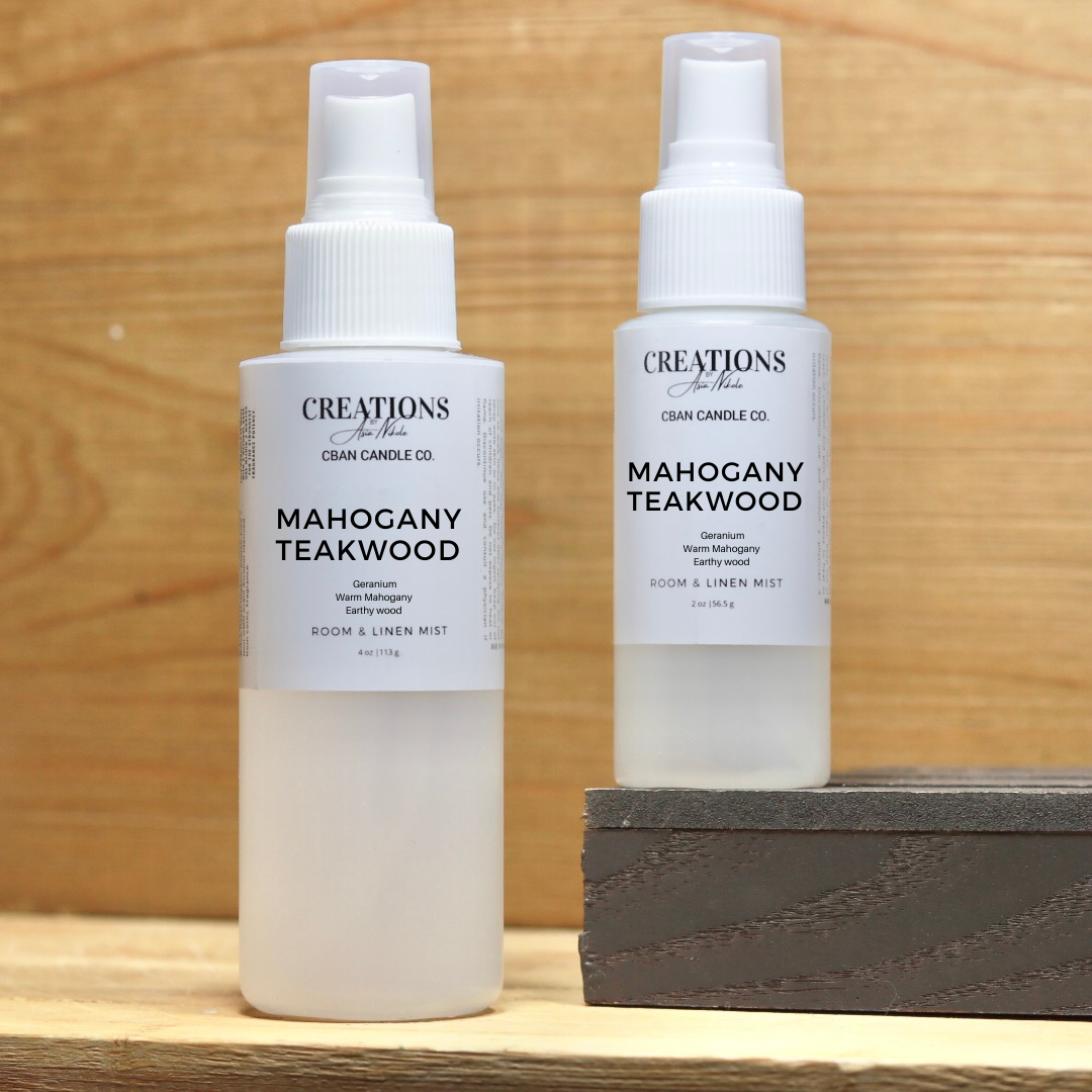 "Mahogany Teakwood" Room & Linen Spray