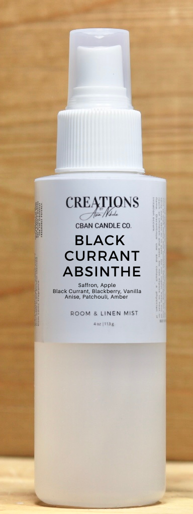 'Black Currant Absinthe" Room & Linen Spray