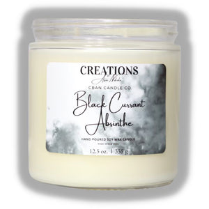 Black Currant Absinthe- Soy Wax Candle