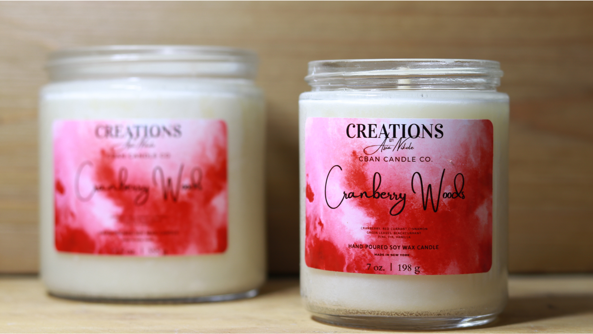 Cranberry Woods- Soy Wax Candle