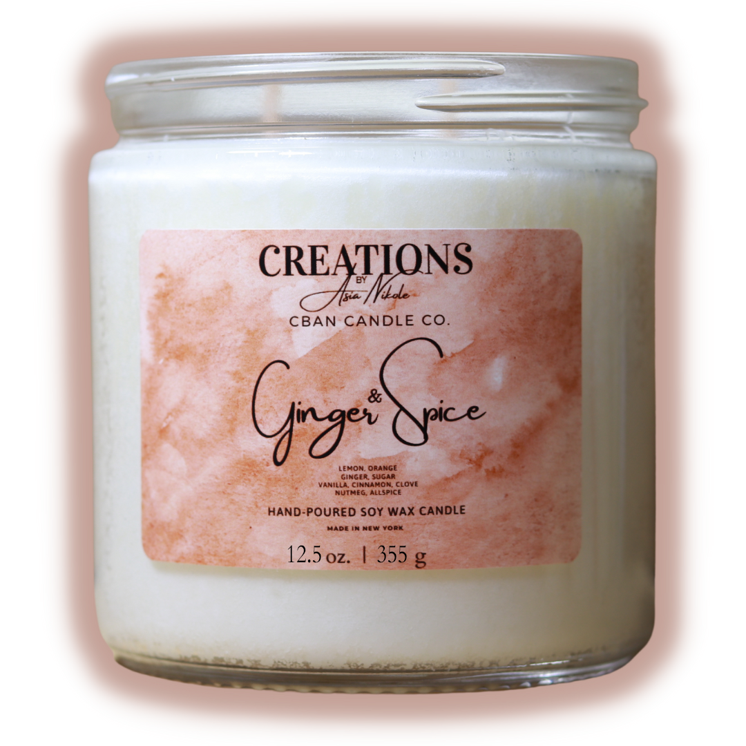 Ginger & Spice - Soy Wax Candle